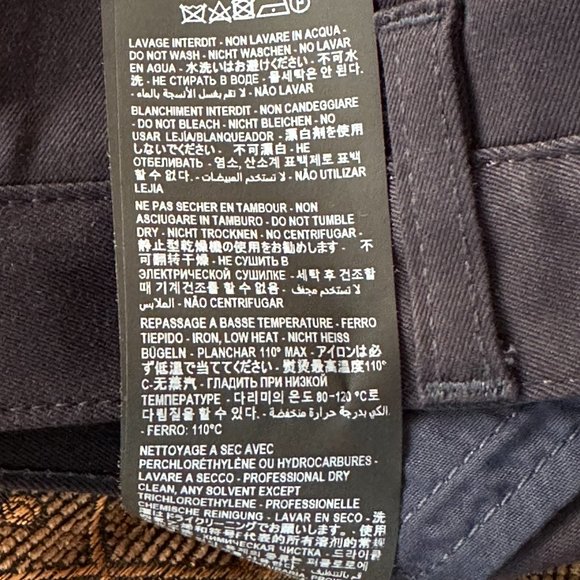 Saint Laurent Paris (SLP) Slim-Fit Chinos, Size 28 (Navy) - Picture 7 of 7